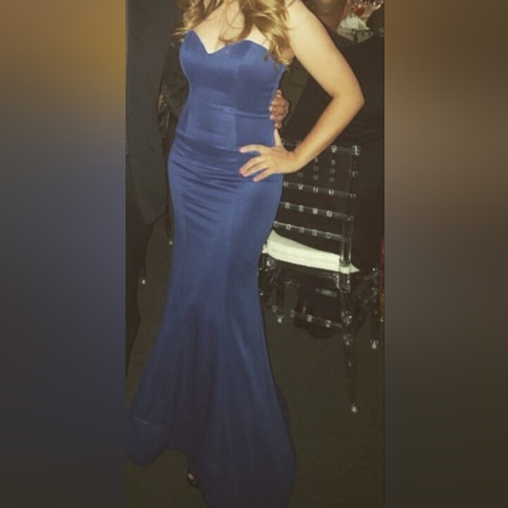 Elegant blue dress